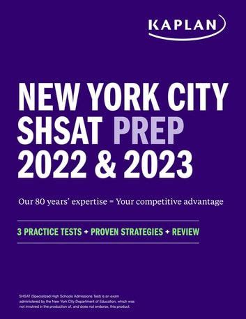 New York City SHSAT Prep 2022 & 2023: 3 Practice .